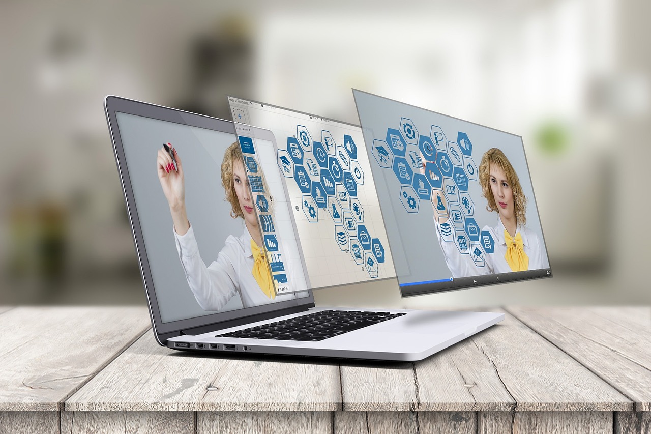 laptop, prezi, 3d presentation, metaverse, mockup, website showcase, teacher, technology, 3d hologram website, augmented reality presentation, virtual presentation, education technology, hologram display, future technology, teacher technology, ar presentation, vr